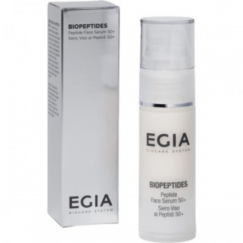 Egia Peptide face serum 50+ (Сыворотка пептидная ультраомолаживающая 50+)