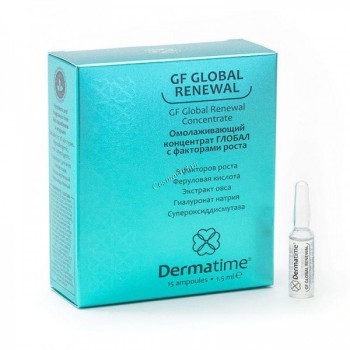Dermatime GF Global Renewal Омолаж-ий концентрат Глобал с факторами роста, 1амп х 1,5мл
