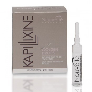 Nouvelle Kapillixine Golden Drops (Лосьон против жирности), 10 мл х 10 шт