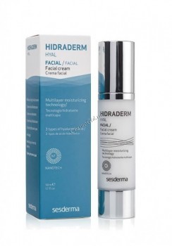 Sesderma Hidraderm Hyal Facial cream (Крем увлажняющий для лица), 50 мл