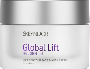 Skeyndor Global Lift Lift ContourFace & Neck Cream - Dry Skins (Крем подтягивающий для контура лица и шеи для сухой кожи), 50 мл