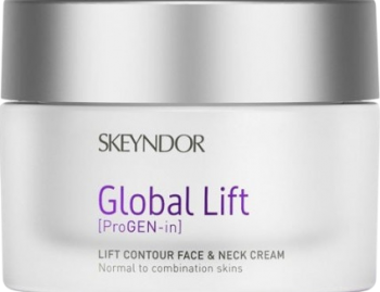 Skeyndor Global Lift Lift Contour Face & Neck Cream - Normal to combination skins (Крем подтягивающий для контура лица и шеи для нормальной и смешанной кожи), 50 мл