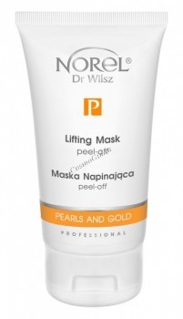 Norel Dr. Wilsz Pearls and Gold Lifting mask peel-off (Моделирующая овал лица лифтинг-маска), 125 мл