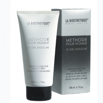 La biosthetique skin care methode pour homme le gel douche (Гель-шампунь для душа с увлажняющим комплексом), 200 мл