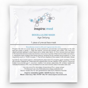 Inspira Biocellulose Mask Age Defying (биоцеллюлозная ревитализирующая лифтинг-маска с экстрактом черники)