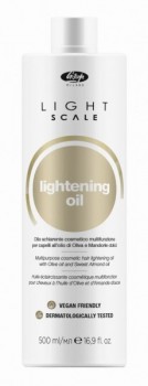 Lisap Light Scale Lightening Oil (Многофункциональное безаммиачное осветляющее масло для волос), 500 мл