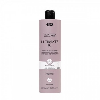Lisap Ultimate K (Шампунь для предварительного ухода для вьющихся и непослушных волос ШАГ 1), 500 мл