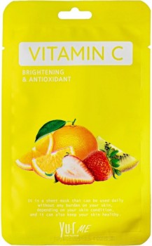 Yu.r Vitamin C (Тканевая маска для лица с витамином С), 25 гр