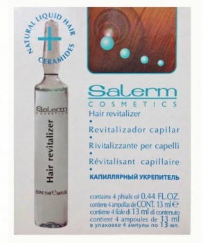 Аналог в описании Salerm Hair Revitalizer (Лосьон капиллярный энергетический восстановитель), 13 мл х 4 шт