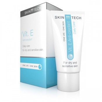 Skin tech Vit. E Anti-oxydant Cream (Увлажняющий крем с витамином Е), 50 мл.