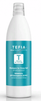 Tefia Treats By Nature (Шампунь для вьющихся волос с экстрактом зеленого яблока), 1000 мл