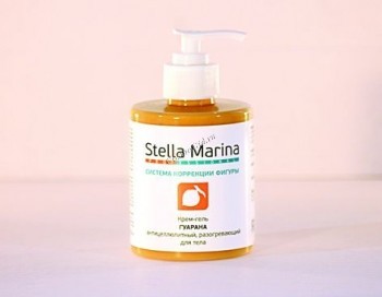 Stella Marina Крем-гель согревающий антицеллюлитный «Гуарана», 300 мл