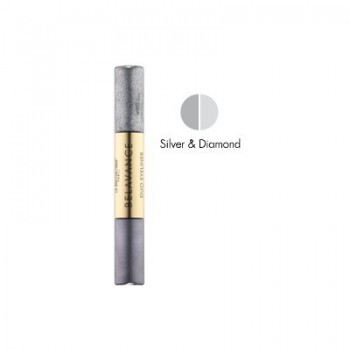 LA BIOSTHETIQUE MAKE-UP DUO LINER SILVER & DIAMOND Двухцветная жидкая подводка для глаз 2*3мл