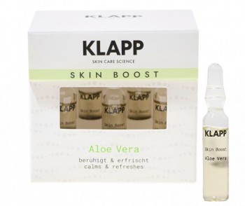Klapp Skin Boost Aloe Vera (Концентрат c Алоэ Вера). 5 &#215; 2 мл 