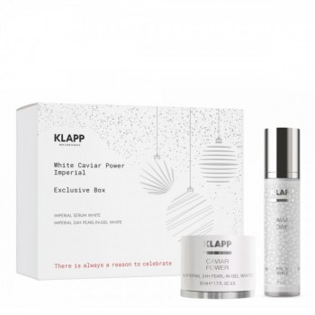 Klapp White Caviar Power Imperial Exclusive Box (Набор Крем "Жемчужное желе" + Жемчужная сыворотка), 50+40 мл