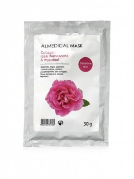 Alginate Mask Collagen, rosa damascene & myoxinol (Омолаживающая альгинатная маска для контура глаз «Коллаген, дамасская роза и миоксинол»), 30 г
