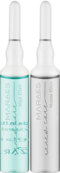 Kaaral Maraes Elixir Renew Care Doppio Elixir Try Me (Эмульсия «Восстанавливающий элексир» для повреждённых и тусклых волос), 2 шт x 10 мл
