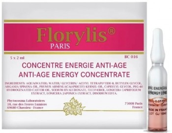 Florylis Anti-Age Energy Concentrate (Сыворотка anti-age с ревитализирующим эффектом), 5 шт x 2 мл