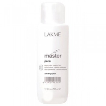 Lakme Master Perm Selecting System 0 Waving Lotion (Лосьон для завивки трудно-завиваемых волос 0), 500 мл