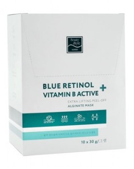 Beauty Style Blue Retinol + Vitamin B Active (Альгинатная лифтинг-маска), 30 гр*10 шт