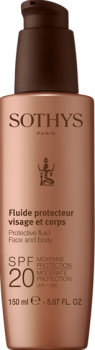 Sothys Fluid Face And Body SPF 20 Moderate Protection UVA/UVB (Молочко для лица и тела SPF 20), 150 мл