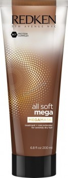 Redken All soft mega mask (Маска для интенсивного питания и смягчения очень сухих и ломких волос), 200 мл