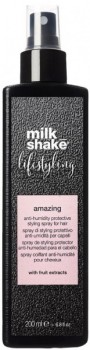 Milk Shake Lifestyling Amazing (Защитный питательный спрей для нейтрализации пушистости), 200 мл