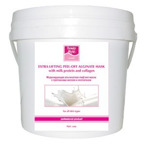 Beauty style modeling (alginate) lifting mask with milk proteins&collagen (Моделирующая (альгинатная) лифтинг-маска с протеинами молока и коллагеном)