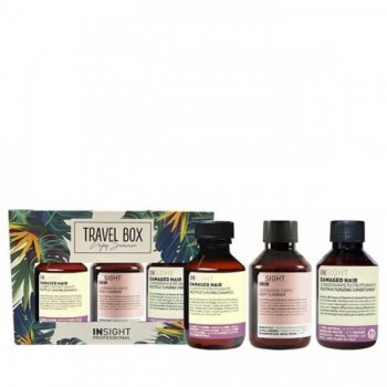 Insight Набор Travel Box Damaged Hair (шампунь и кондиционер 100 мл + гель для тела 100 мл)