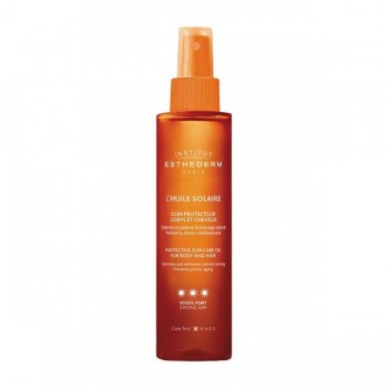 Institut Esthederm Protective Sun Care Oil for Body and Hair (Масло для тела и волос при сильном солнце), 150 мл