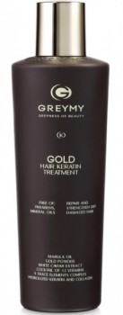 Gold Hair Keratin Treatment (Голд кератиновый крем для выпрямления с частицами золота)