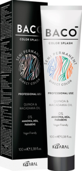 Baco Color Splash Semi Permanent Direct Color (Полуперманентный краситель прямого действия), 100 мл