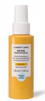 Comfort Zone Sun Soul Protective Hair Oil Sun Soul (Водостойкое масло для защиты волос с маслом арганы), 100 мл