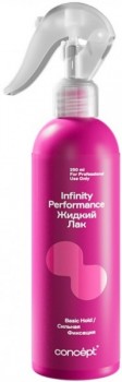 Concept Infinity Perfomance Hair Spray (Лак жидкий с кератином сильной фиксации), 250 мл