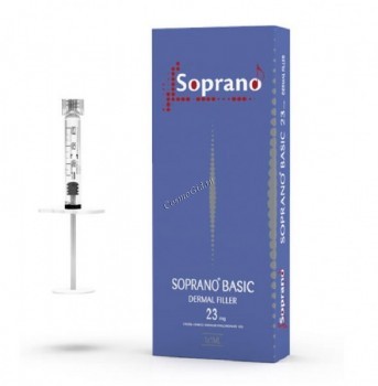 Soprano 23 Filler Basic (Филлер для губ), 23 мг/мл, 1 мл