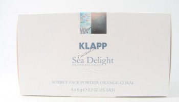 Klapp Sea Delight Sorbet face powder orange coral (Маска-сорбет «Оранжевый коралл»)