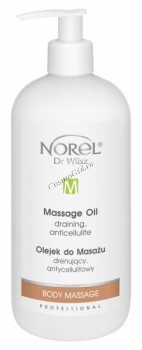 Norel Dr. Wilsz Draining anti-cellulite massage oil (Лимфодренажное антицеллюлитное массажное масло), 500 мл