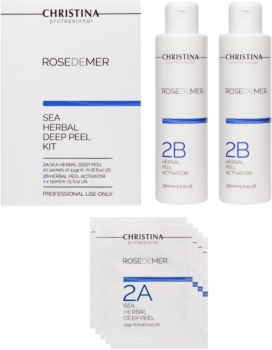 Christina Rose de Mer Sea Herbal Deep Peel Kit (Набор для пилинга)