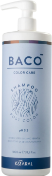 Kaaral Baco Color Care Shampoo Post Color (Шампунь-стабилизатор цвета для волос PH 3.5), 1000 мл