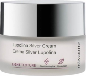 Novakute No Age Lupolina Silver Cream (Антивозрастной лёгкий крем для лица), 50 мл