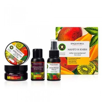 Spaquatoria Mango and Kivi Mini Kit (Набор мини продуктов Манго и Киви), 2шт*50мл, 2шт*60 мл