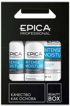 Epica Professional Intense Moisture Kit (Набор Intense Moisture), 300 мл + 300 мл + 250 мл