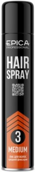 Epica Professional Medium Hair Spray (Лак для волос средней фиксации), 400 мл