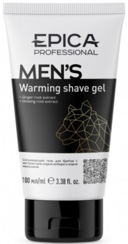 Epica Professional Men's Warming Shave Gel (Согревающий гель для бритья), 100 мл