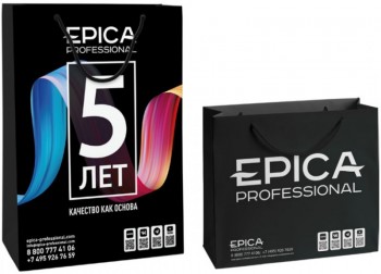 Epica Professional Paper Bag (Пакет чёрный бумажный), 1 шт.