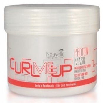 Nouvelle Curl Me Up Protein Mask (Маска-бальзам протеиновая питающая для поврежденных волос)