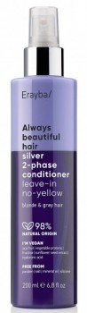Erayba Abh silver 2-phase conditioner no-yellow leave-in (Кондиционер тонирующий с фиолетовым пигментом), 200 мл