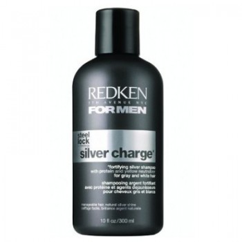 Redken Silver charge (Укрепляющий шампунь для нейтрализации желтизны), 300 мл.