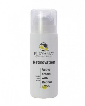 Pleyana Retinovation Active Cream with Retinol (Активный крем с ретинолом 0,25%), 30 мл
