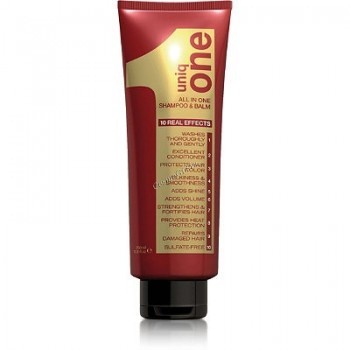 Revlon Professional uniq one balm shampoo (Бальзам-шампунь очищающий), 350 мл